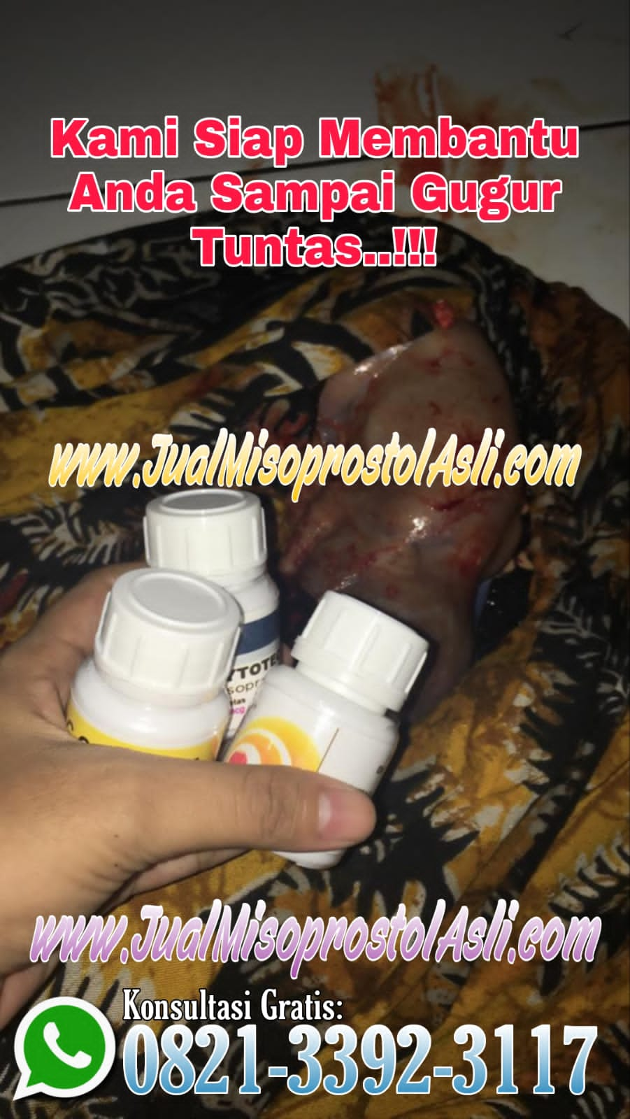 Testimoni Obat Aborsi Cytotec 400 mcg Asli Satu Paket Obat Penggugur kandungan kemasan Botol Dosis Misoprostol 400 mcg Untuk Menggugurkan Kandungan.