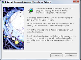 Cara Instal Internet Download Manager