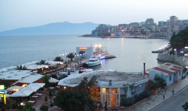 Boat is sunk on Ionian Sea coast of Saranda