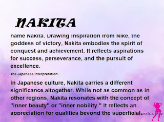▷ meaning of the name NAKITA