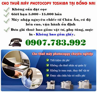 Description: Cho thuê máy photocopy Toshiba tại Biên Hòa Đồng Nai