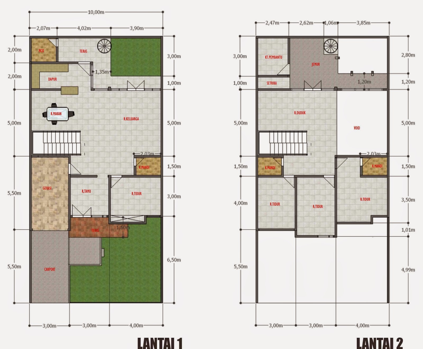 70 Desain Rumah  Minimalis  Memanjang Ke Samping Desain 