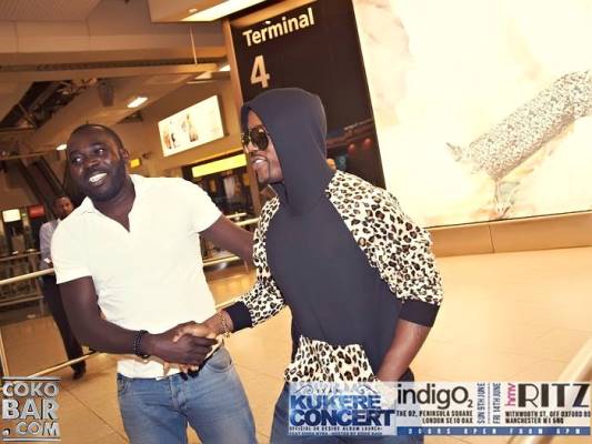 Iyanya's arrival in London + meet and greet with fans