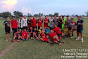 Laga Perdana, Tim Sepak Bola Kecamatan Ratatotok Siap Tampil Maksimal 
