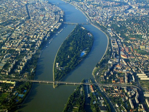 Imágen panorámica de Isla Margarita en Budapest