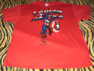 Captain America on Captain America T Shirt