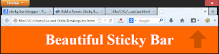 Sticky-Bar