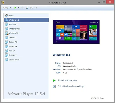 VMware Player 12.5.4  Latest Version