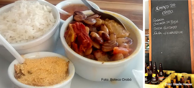 Boteco Orobó, Recife, prato de favas com charque