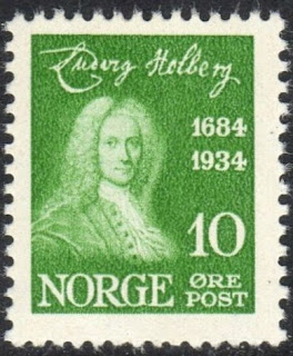 Norway 1934 10 Øre Ludvig Holberg