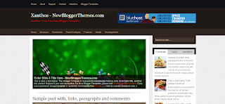 Xanthos Blogger Template is a Free Premioum Blogger Template