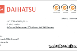 Lomba 5th Daihatsu SMK Skill Contest Tahun 2019