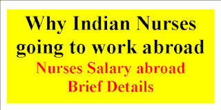 Why Indian Nurses going to work abroad