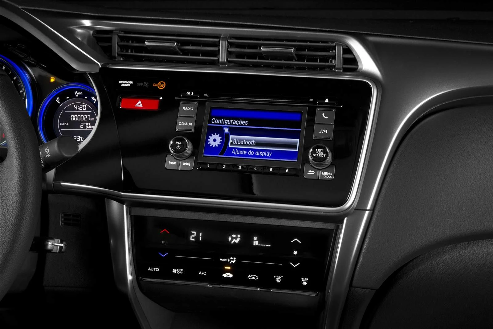 Novo Honda City 2015 - interior 