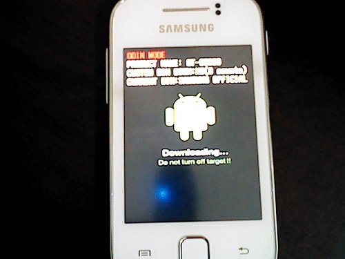 Odin, Samsung Galaxy Young, Flashing via Odin