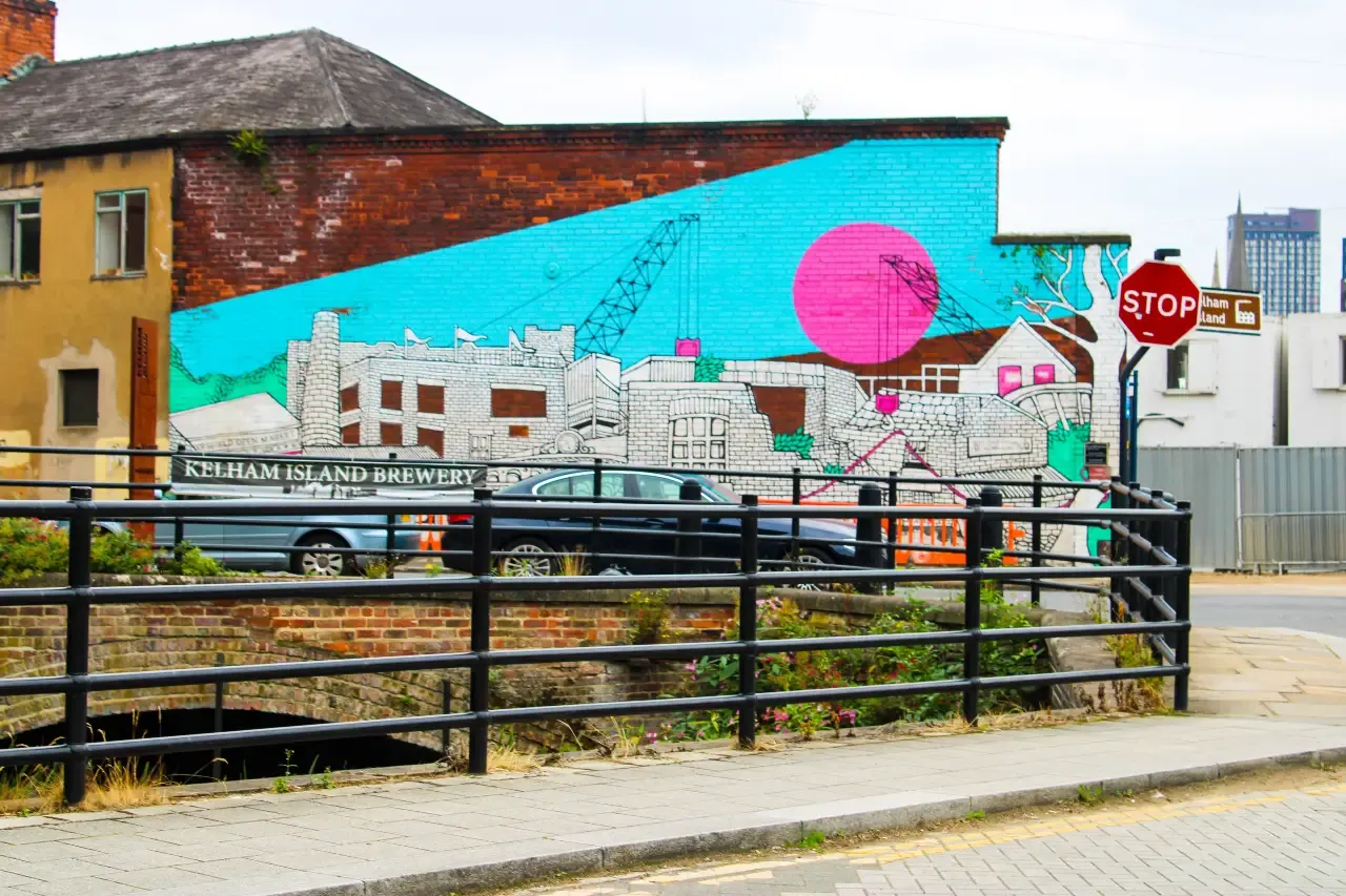 Sheffield wall mural