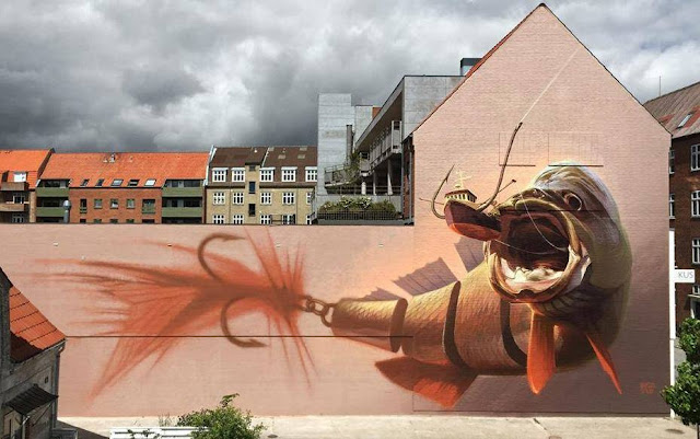 Along with the piece from Conor Harrington which you discovered yesterday, Wes21 and Onur are also in Aalborg, Denmark where they just finished working on a new piece.