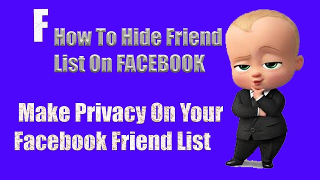 How To Hide Friend List On Facebook