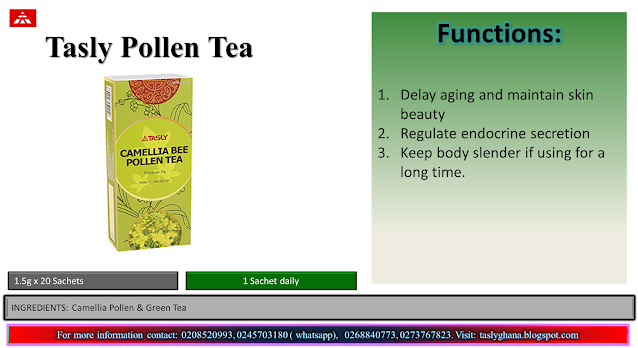 Health benefits of Camellia Bee Pollen Tea