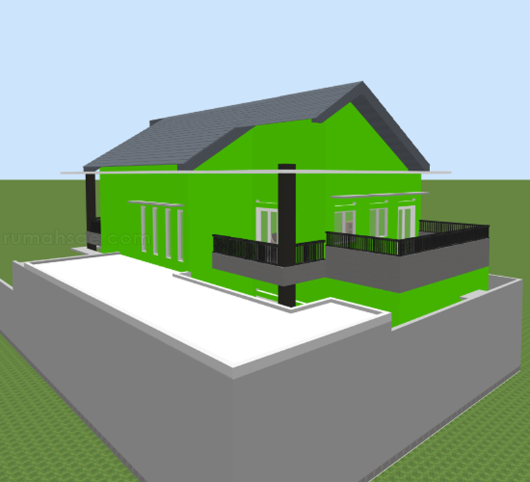  Desain  Rumah  Islami  Minimalis 2  Lantai  Rumah  Sae