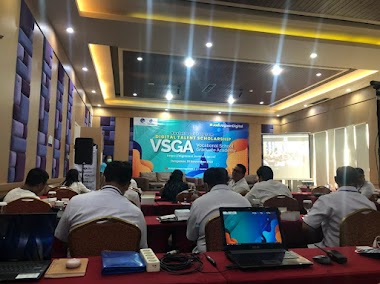 Kepala Sekolah dan Guru Bimbingan Konseling Menghadiri Sosialisasi VSGA Digital Talent Scholarship