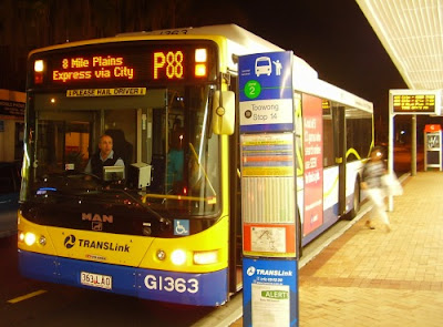 Brisbane's P88 bus route, days before its removal