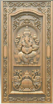 Pooja room door design