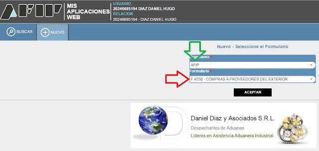  DANIEL DIAZ Y ASOCIADOS SRL