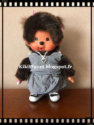 jupe paréo fait main, handmade, couture, poupée, kiki, monchhichi