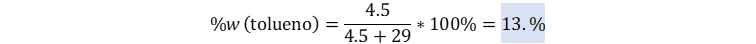 Cual es el porcentaje en peso de 4.5 g de tolueno disueltos en 29 g de benceno, Determine el porcentaje en peso de 4.5 g de tolueno disueltos en 29 g de benceno, Determinar el porcentaje en peso de 4.5 g de tolueno disueltos en 29 g de benceno, Obtenga el porcentaje en peso de 4.5 g de tolueno disueltos en 29 g de benceno, Obtener el porcentaje en peso de 4.5 g de tolueno disueltos en 29 g de benceno, Calcule el porcentaje en peso de 4.5 g de tolueno disueltos en 29 g de benceno, Calcular el porcentaje en peso de 4.5 g de tolueno disueltos en 29 g de benceno, Halle el porcentaje en peso de 4.5 g de tolueno disueltos en 29 g de benceno, Hallar el porcentaje en peso de 4.5 g de tolueno disueltos en 29 g de benceno,