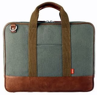 Toffee Piccadilly Briefcase for Macbook Pro / Air / Retina 13" or similar sized Ultrabook / PC* (Green)
