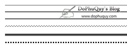 Horizontal Line. Cách tạo nhanh những đường kẻ nằm ngang trong MS Word