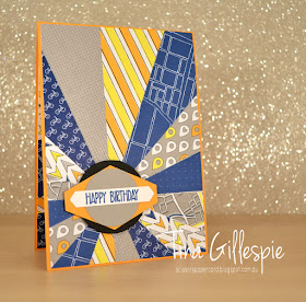 scissorspapercard, Stampin' Up!, Sunshine Sayings, Picture Perfect Birthday, Best Route DSP