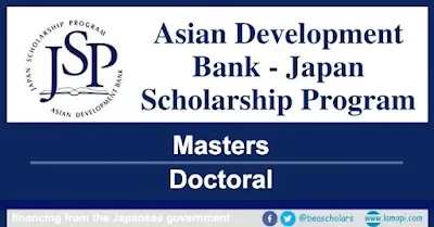 ADB Japan Scholarship Program 2023/2024, Beasiswa Full S2 & S3 Luar Negeri