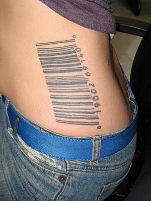 Awesome Barcode Tattoos Art Seen On coolpicturesgallery.blogspot.com