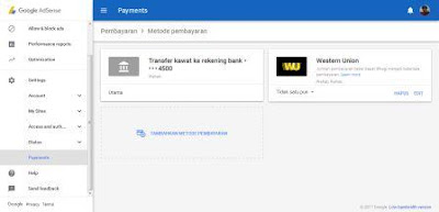 jenis payout adsense