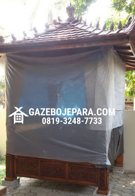 Harga Gazebo Kayu Jati Ukir