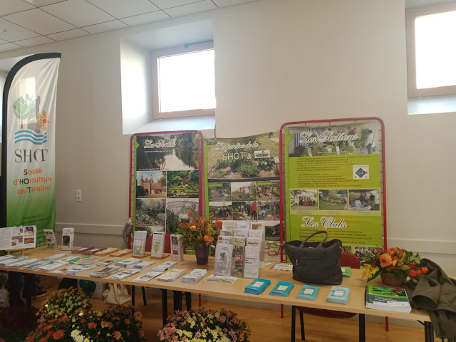 Horticultural Society of Touraine stand at a fete, Indre et Loire, France. Photo by Loire Valley Time Travel.