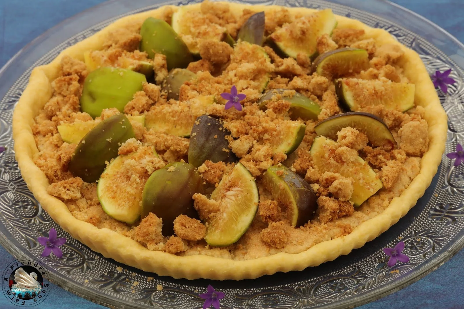 Tarte amandine aux figues de Conticini