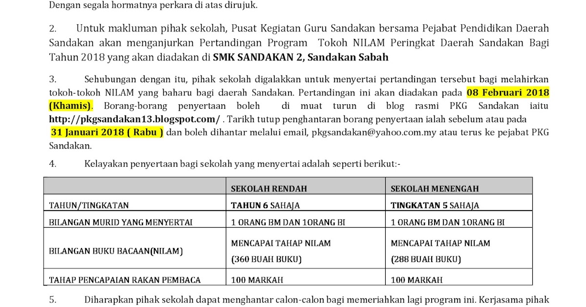 Blog Rasmi PKG: PENYERTAAN PERTANDINGAN TOKOH NILAM 