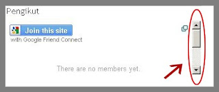 Cara Menambahkan  Fungsi Scroll pada Widget Follower atau Pengikut Blog