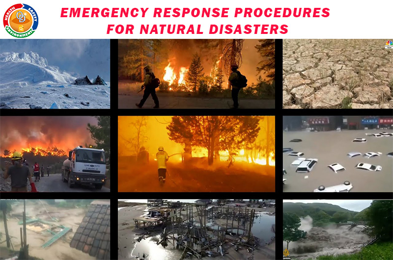EMERGENCY RESPONSE PROCEDURES FOR NATURAL DISASTERS