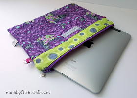 iPad Case and Cable Storage by www.madebyChrissieD.com