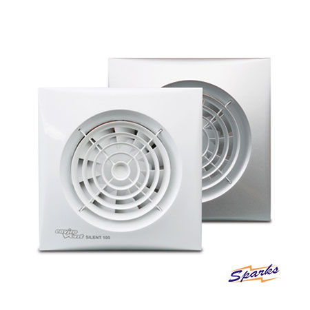 EnviroVent Silent 100 Bathroom Fan with Timer