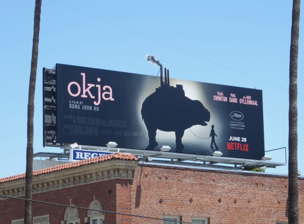 Okja movie billboard