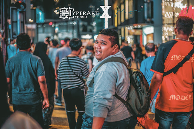 Photoshoot Dekat Jalan Bukit Bintang Versi Malam