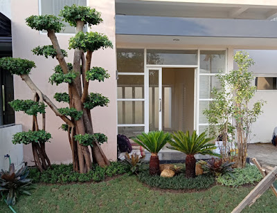 gambar taman bonsai depan rumah