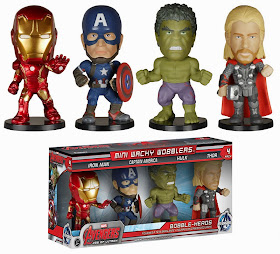 Marvel's The Avengers Age of Ultron Mini Wacky Wobblers Bobble Heads by Funko - Iron Man, Captain America, Hulk & Thor.jpg