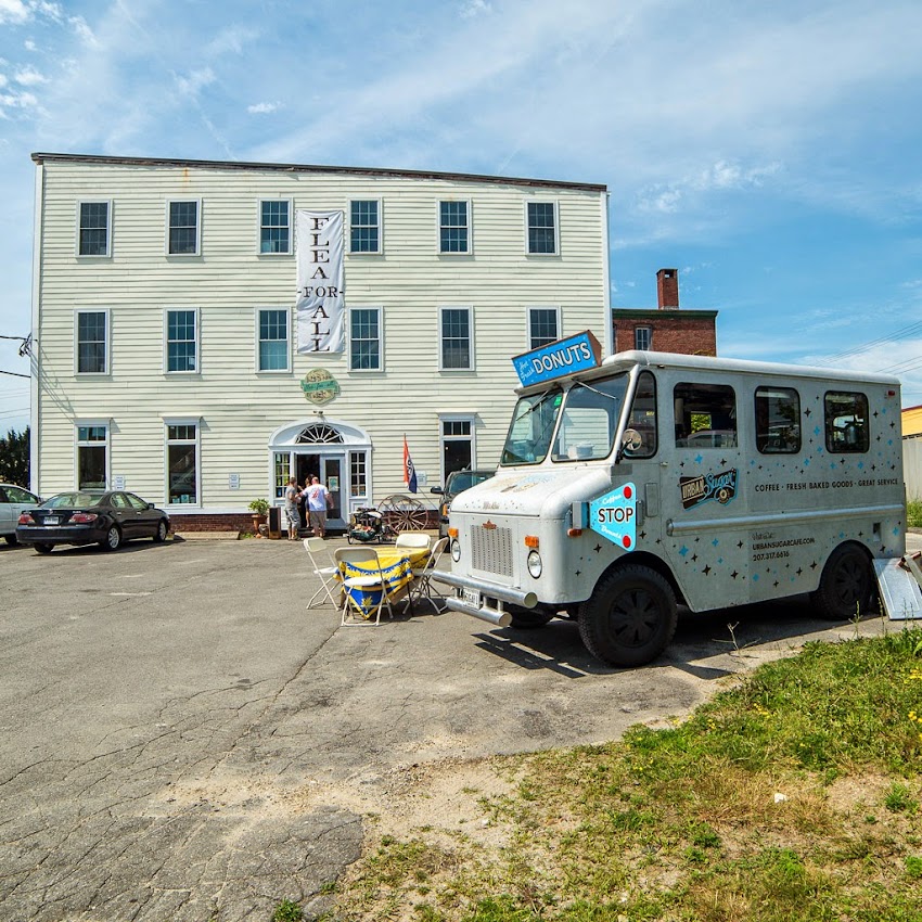 Portland, Maine Summer June 2014 Flea for All Urban Sugar Mobile Cafe Food Truck photo by Corey Templeton