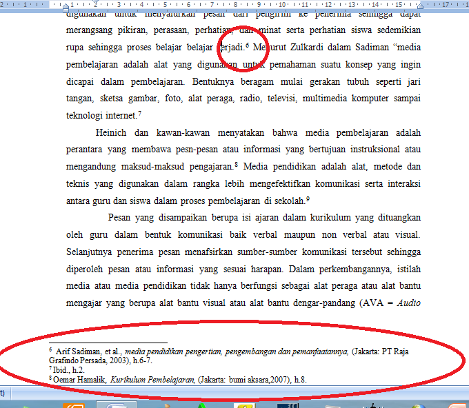 Cara Membuat Catatan Kaki di Word 2010, Super Cepat 